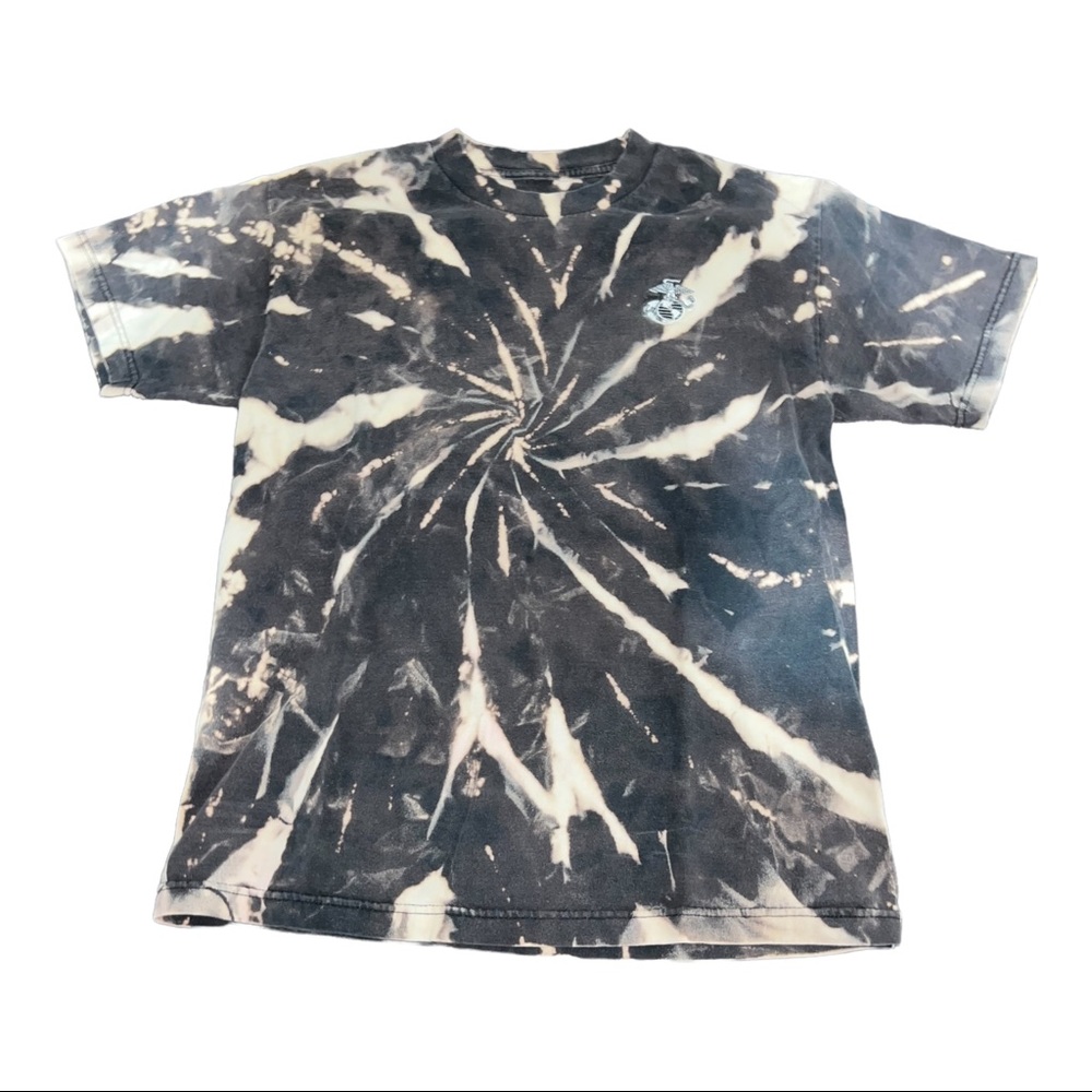 Repurposed bleached tee Marines